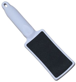 Fabriek Plastic Double Side Schuurpapier Pedicure Eelt Remover Voet Bestand wit