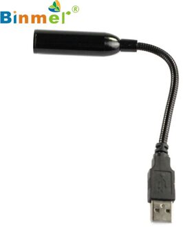 Fabriek Prijs Binmer Mini Usb Flexibele Stereo Microfoon Voor Pc Laptop Black J08T