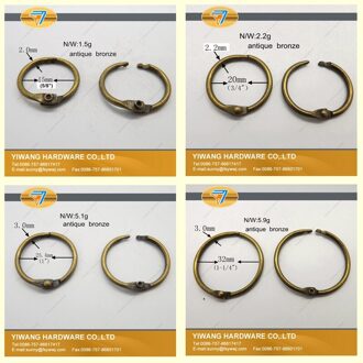 Fabrikant direct goede product kalender cirkel verzamelband ring 10 stks/pakket opknoping ring 51mm