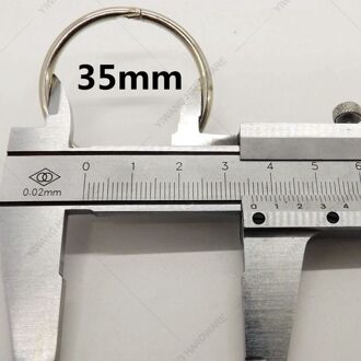 Fabrikant direct losbladige binder ring vernikkelen collection ring office binder ring 35mm