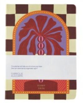 fabrique agenda 2026, checkered palm