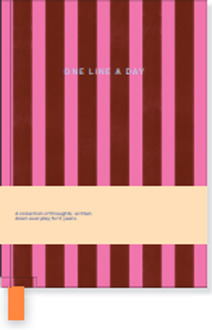 fabrique one line a day journal – stripes