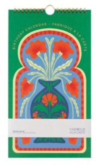 fabrique verjaardagskalender, flower vase