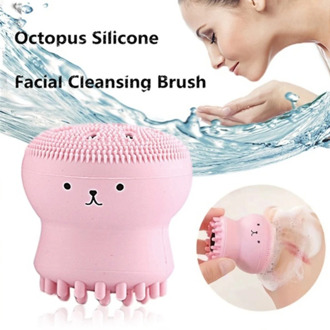 Face Cleaning Brush Facial Cleaning Tool Shampoo Brush Massage Face Cleaner Fashion Major Sponge 4 Colors