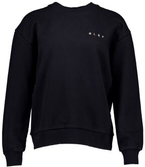 Face crewneck sweaters Zwart