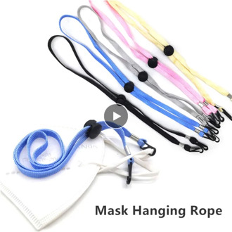 Face Mask Hanging Hook Mask Lanyard Hanging Rope Storage Hook Handy Convenient Holder Rope Antilost Antidrop Hanging Neck Rop