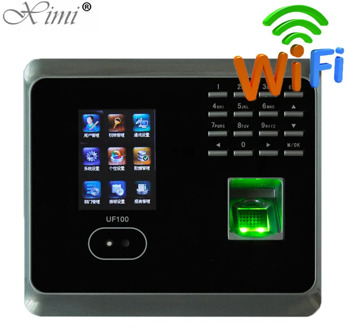 Face Recognition Time Attendance System UF100plus Biometric Fingerprint Time Attendance Time Clock Recorder With TCP/IP USB WIFI
