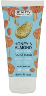 Face Scrub Beauty Formulas Nourishing Honey & Almond Facial Scrub 150 ml