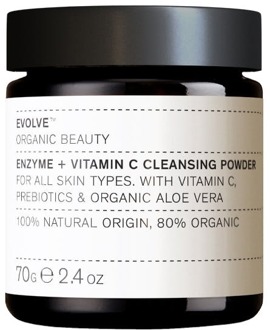 Face Scrub Evolve Organic Beauty Enzyme + Vitamin C Cleansing Powder 70 g