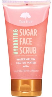 Face Scrub Tree Hut Hydrating Watermelon & Cactus Water Face Scrub 210 g