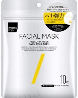 Facial Mask Pollu-Barrier Collagen 10 pcs