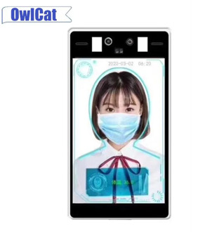 Facial Recognition Camera 1080P Security Thermal Camera 2MP Mask Detection Face Recognition Human Body Temperature Detect Device
