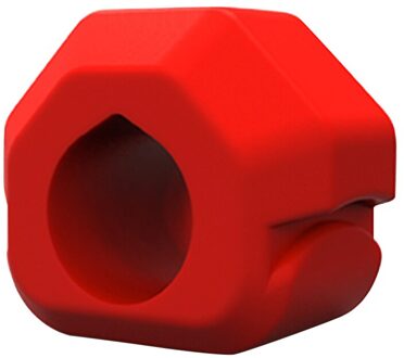 Facial Vormgeven Toner Exerciser Kaaklijn Gezicht Spier Training Fitness Bal Hals Gezicht Toning Kaak Spier Training Anti-Rimpel Trein Rood