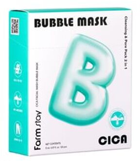 Facial Wash Bubble Mask Set - 2 Types Cica