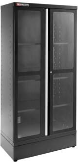 Facom Hoge kast | met 2 glazen deuren | zwart | JLS3-A1000PVBS JLS3-A1000PVBS