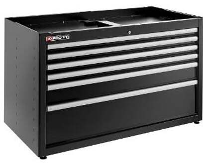 Facom Jetline onderkast | extra breed | 6 lades | zwart | JLS3-MBD6TBS JLS3-MBD6TBS
