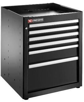 Facom Ladeblok | 6 lades | zwart | JLS3-MBS6TBS JLS3-MBS6TBS