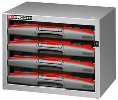 Facom Matrix lage kast | met 4 uitneembare boxen | F50000003 F50000003