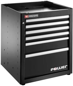 Facom Onderkast | 6 laden | incl. 1 POWER lade | zwart | JLS3-MBSPOWERBS JLS3-MBSPOWERBS