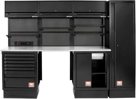 Facom RWS2 - 2,65m Set | Galva Werkblad | Zwart - RWS2-8BS