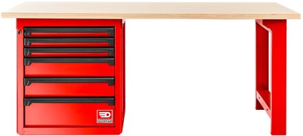 Facom RWS2 Werkbank | Houten Blad - RWS2-2MW6D