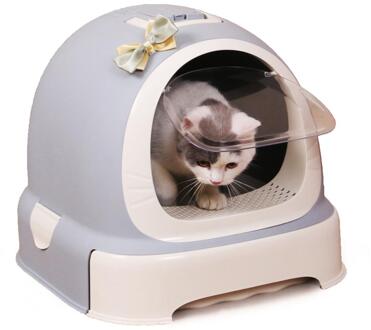 Factory Direct Plastic Kattenbak Toilet Met Cover