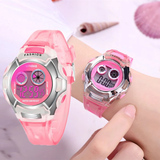 Factory Drop Shopping Kids Girls Watch Digital Led Children's Sports Outdoor Watch Clock Silicone Strap relogio digital infantil
