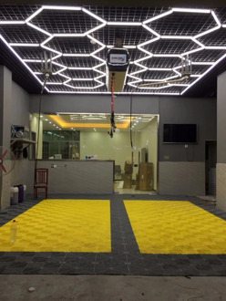 Factory Honeycomb Lamp Wash Station Decoration Lamp Tunnel Lamp for Car Beauty Shop light