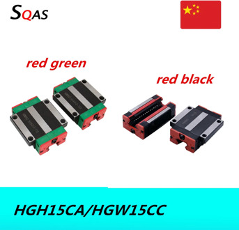 Factory sale size same as HIWIN 1pcs HGH15CA /HGW15CC block slides carriages for CNC parts