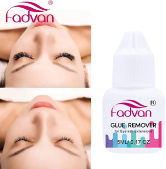 Fadvan New Clear Gel Remover for Eyelash Extensions 5ml Glue Remover 1 bottle Makeup Lashes Uninstall Gel Cleaner