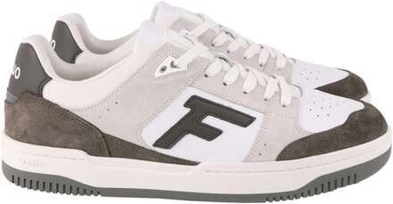 FAGUO Urban 1 baskets leather suede white Wit - 44