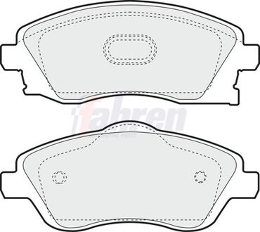 Fahren Remblokkenset FBP3052