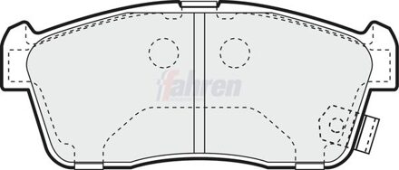 Fahren Remblokkenset FBP3148