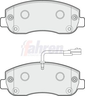Fahren Remblokkenset FBP3274