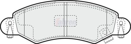 Fahren Remblokkenset FBP3306