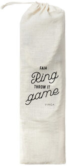 Faia houten ring spel - maat One size Bruin