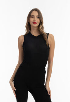 faina bodysuit in glitterlook Zwart - XS