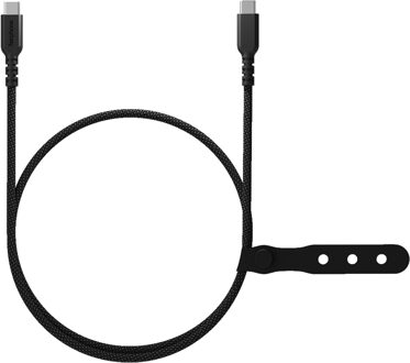 Fairphone LongLife USB-C naar USB-C/USB-A Oplaadkabel - 240W - 1 meter - Zwart - 1m