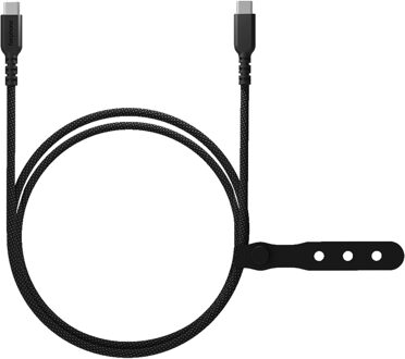 Fairphone LongLife USB-C naar USB-C/USB-A Oplaadkabel - 240W - 2,5 meter - Zwart - One size