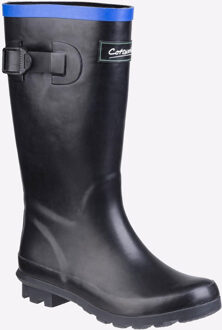 Fairweather Rubber Kinderen Zwart/blauwe Regenlaarzen - EU 37 / UK 4