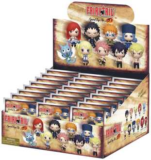 Fairy Tail 3D Foam Bag Clips Serie 1 Display (24)