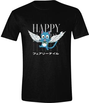 Fairy Tail T-Shirt Happy Happy Happy Size XL