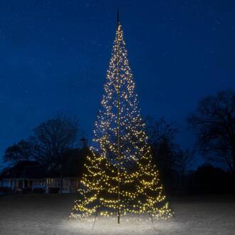 Fairybell kerstboom, 8 m, 1500 LEDs knipperend zwart