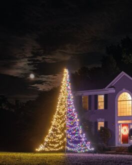 Fairybell Luminous Switch - Vlaggenmast kerstboom - 4 meter