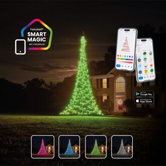 Fairybell Smart Magic - Vlaggenmast kerstboom - 4 meter