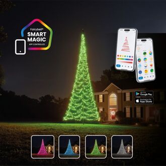 Fairybell Smart Magic - Vlaggenmast kerstboom - 8 meter