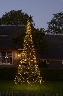 Fairybell Vlaggenmastkerstboom 6 m Zwart