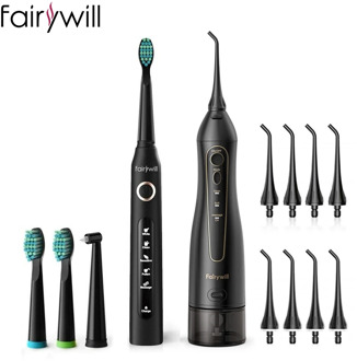 Fairywill 300ml Portable Oral Irrigator USB Rechargeable Dental Water Flosser Jet Irrigator Dental Teeth Cleaner 3 Modes