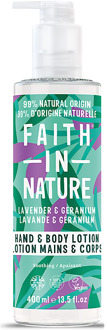Faith in Nature Hand & Bodylotion - Lavendel & Geranium