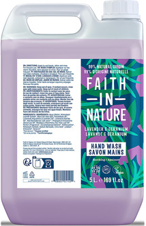 Faith in Nature Handzeep Lavendel & Geranium - 5L